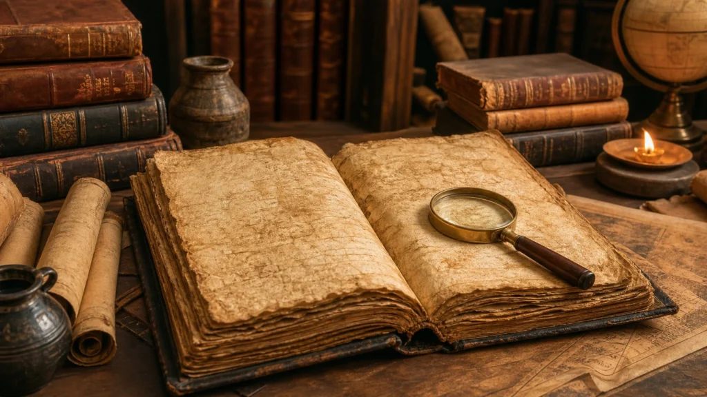 Book of Enoch Explained: History, Themes, and Why It Still Fascinates Readers 1 Ancient manuscript and scholarly notes representing the history and themes of the Book of Enoch