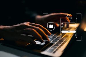 a person taking safety measures from digital crime