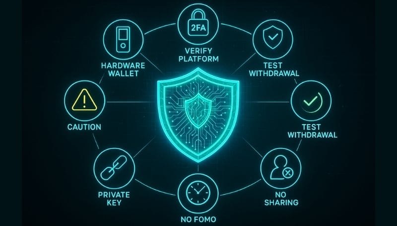 infographic showing 8 Tips to Protect Yourself From Pig Butchering Scams