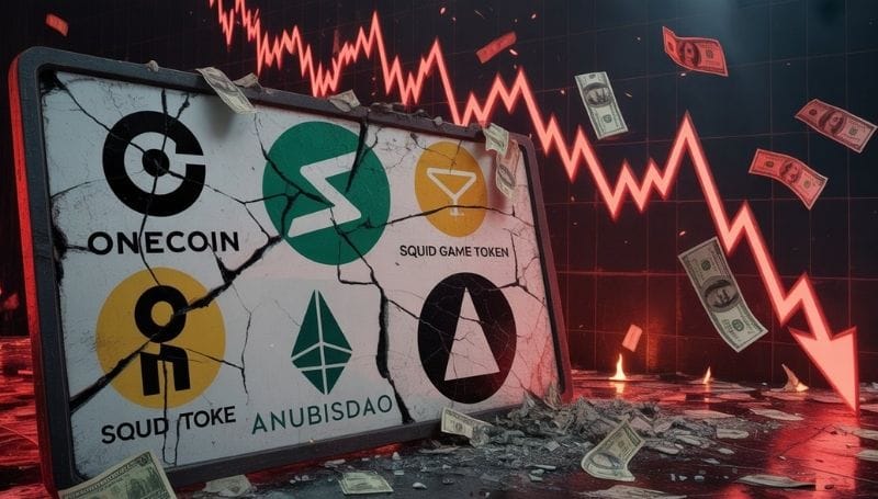 image showing famous rug pull and crypto scams