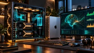 Running Local LLMs on Consumer Hardware in 2026: VRAM Requirements, Quantization & Complete Setup Guide 2 High-performance local AI hardware workstation utilizing dual consumer GPUs and unified memory architecture in 2026